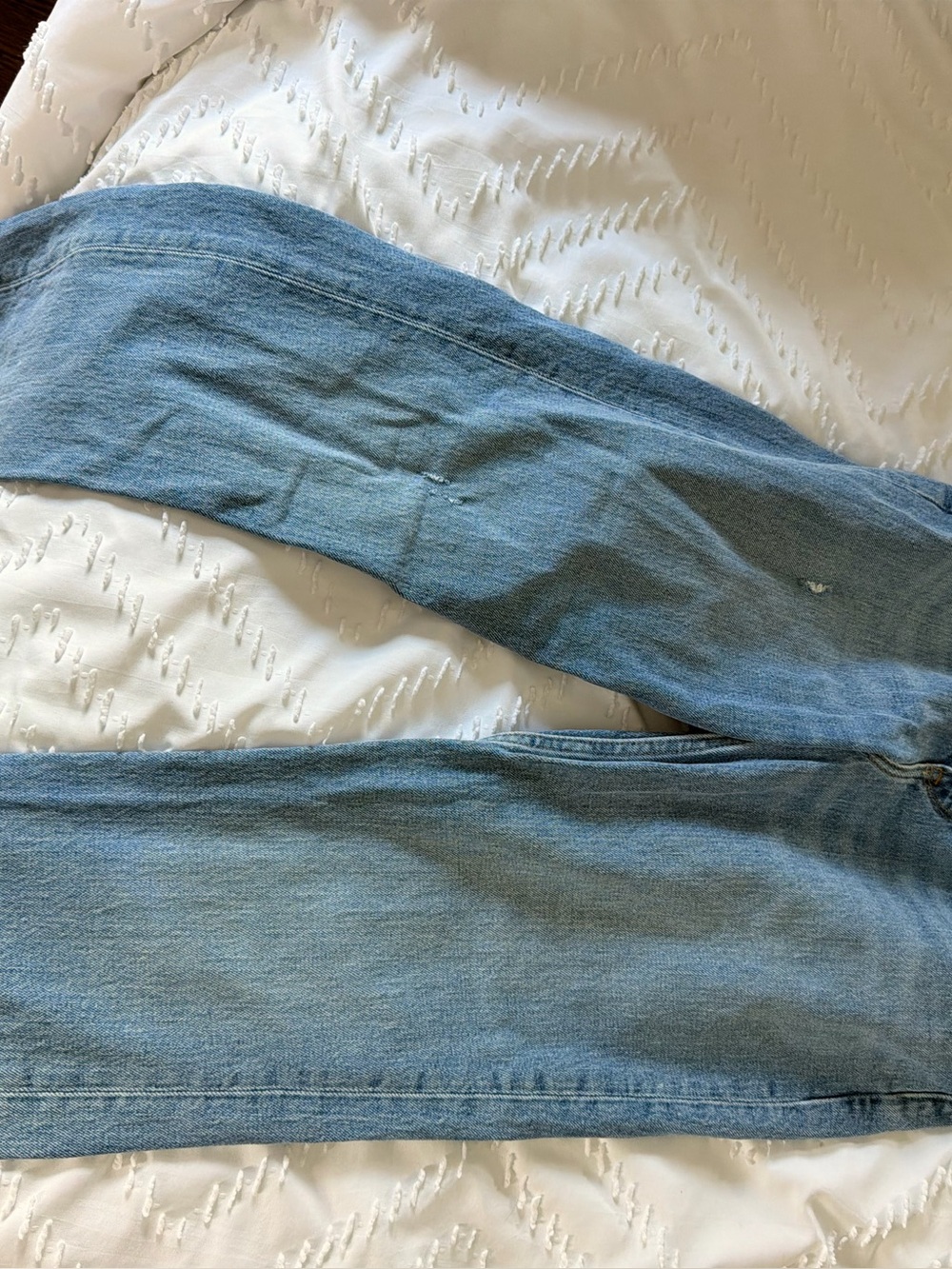 Abercrombie & Fitch Men's Straight Light Blue Denim Jeans